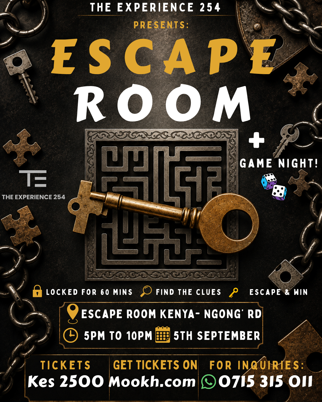 Escape Room Experience poster