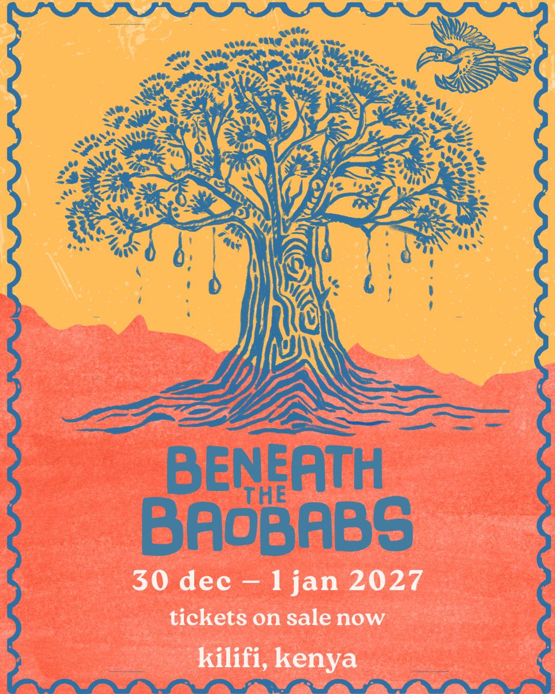 Beneath the Baobabs Festival 2027 poster