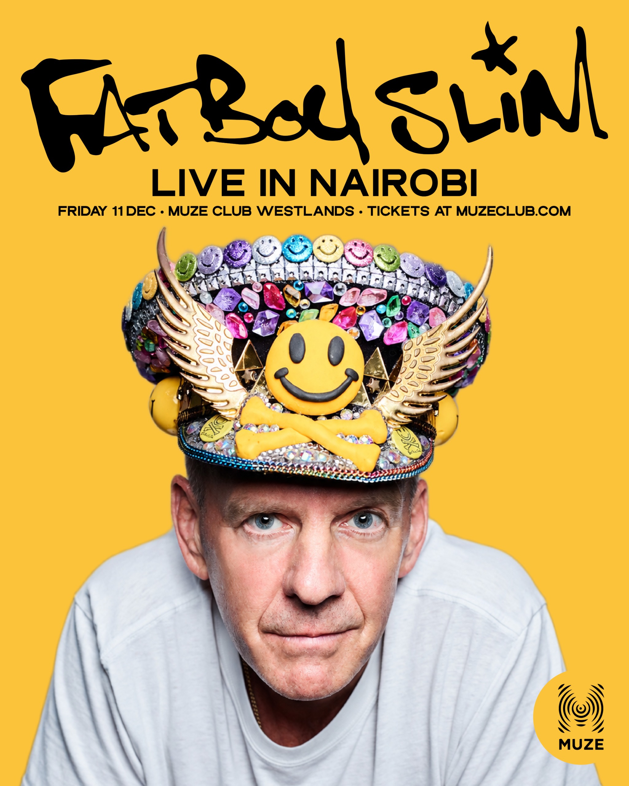 Muze Club pres. Fatboy Slim: Live in Nairobi poster