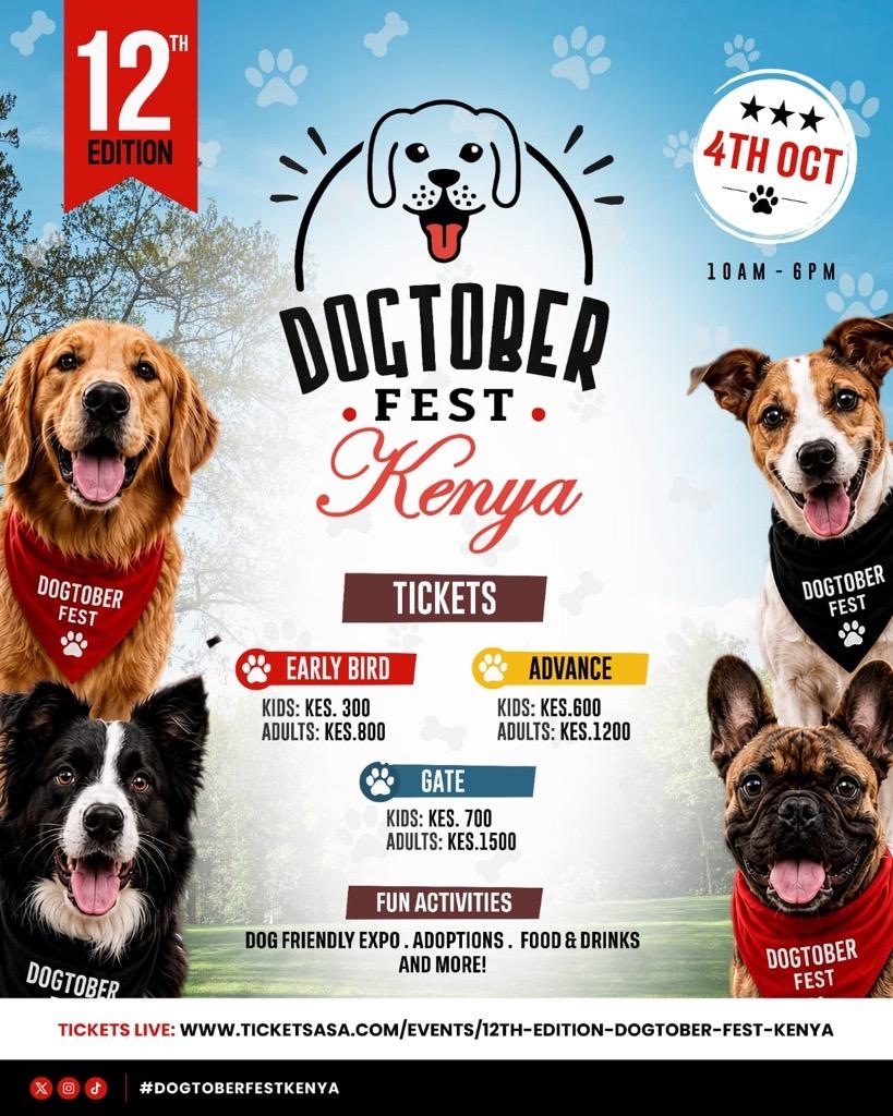 Dogtober Fest Kenya 12th Edition poster