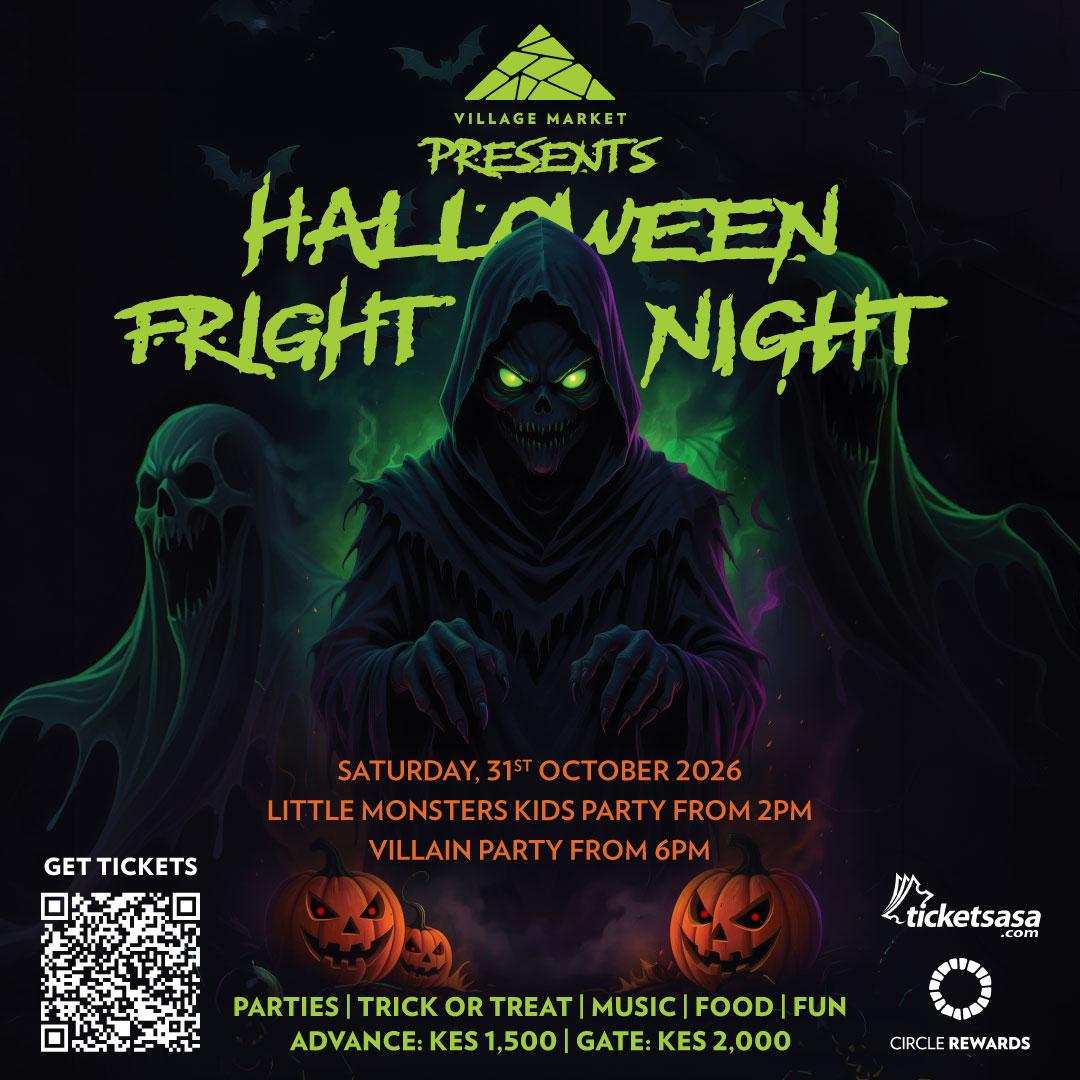 Halloween Fright Night Party poster