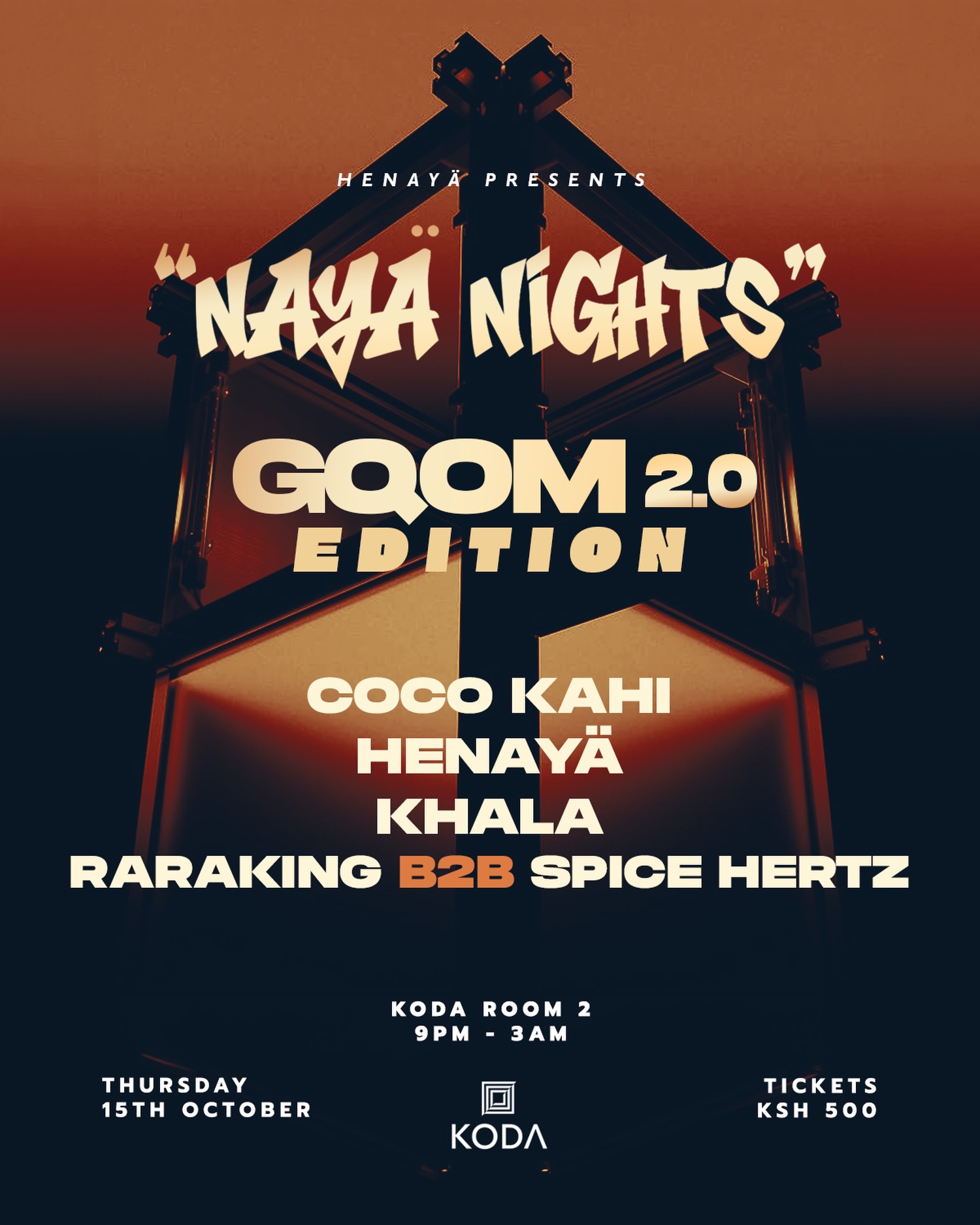 NAYÄ NIGHTS | GQOM EDITION 2.0 poster